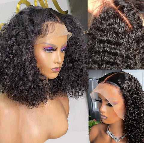 Deep Wave Lace Closure Bob Wig