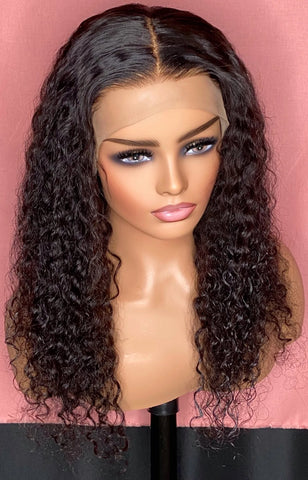 Curly Frontal Lace  Wig